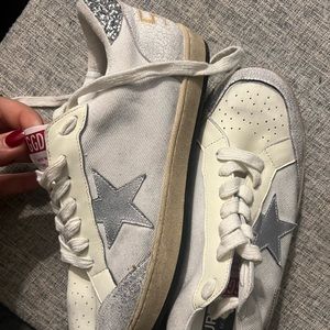 Golden goose ball star - glitter heel tab